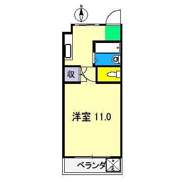 La Foresta（202）間取り