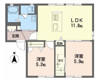 クレセント・トウヨウＡ棟（101）間取り