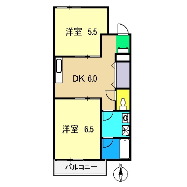 東ノ丸マンション（502）間取り