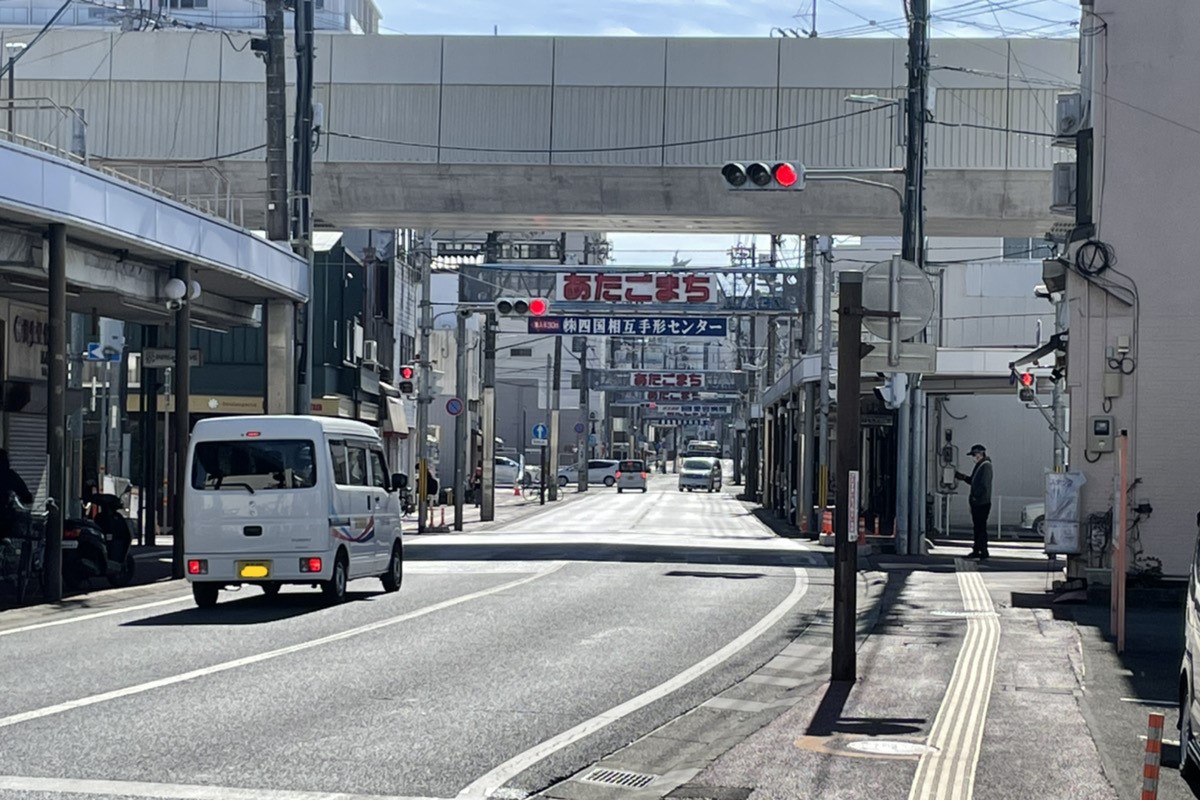 高知市愛宕町の町並み