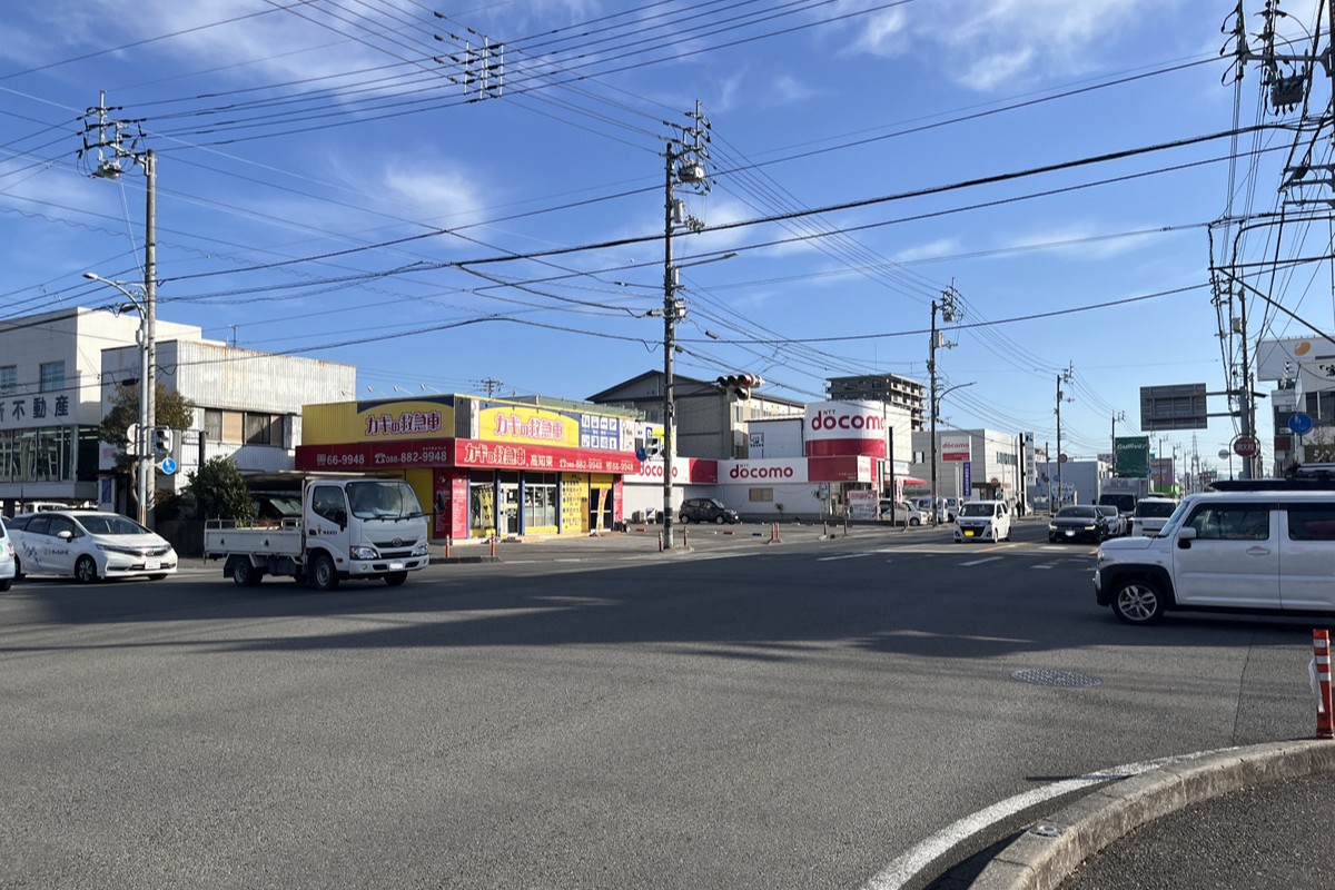 高知市御座エリアの町並み