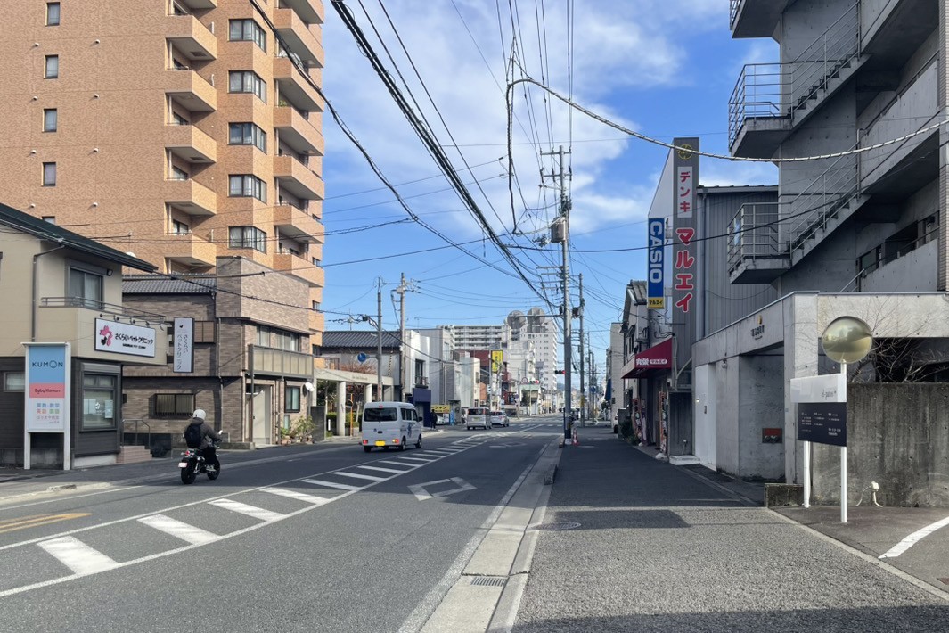 高知市桜井町の町並み
