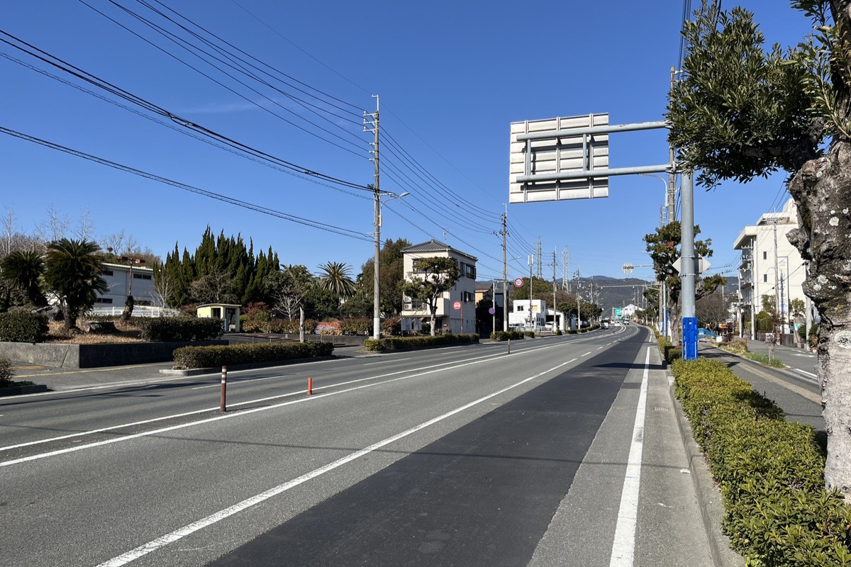 高知市丸池町の町並み
